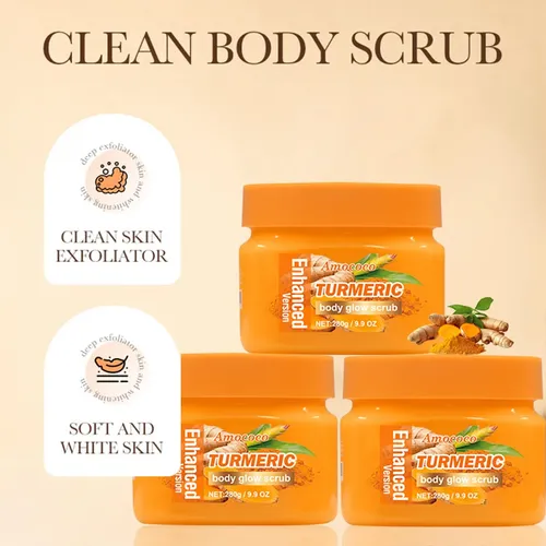 ; El Exfoliante Corporal Suave Con Cúrcuma Unifica El Tono De La