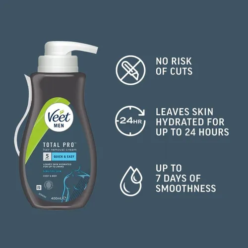 Veet Crema Depilatoria Hombres 13.5 Oz