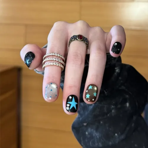 Alta Calidad Pegatinas De Arte De Uñas Punk Milenario