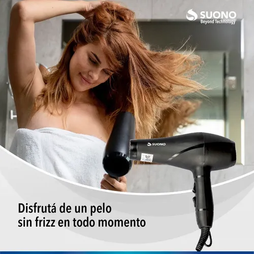 Secador De Cabello Suono 2000w Frío Y Calor