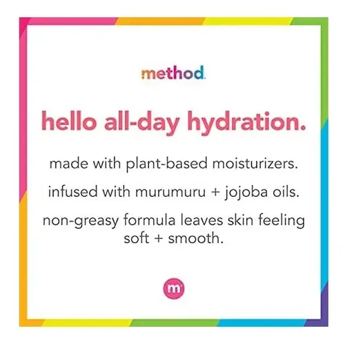 Loción Diaria Method, Pure Peace, Hidratante Vegetal Para 24