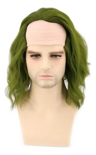 [ Peluca De Payaso Calvo Para Hombre Adulto, Pelo *