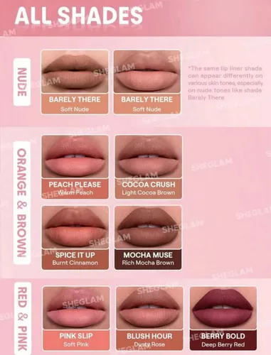 Heglam Delineador De Labios Potenciador Plumping Bold Peach Please