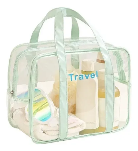 Neceser Transparente De Maquillaje Y Fitness Ligero