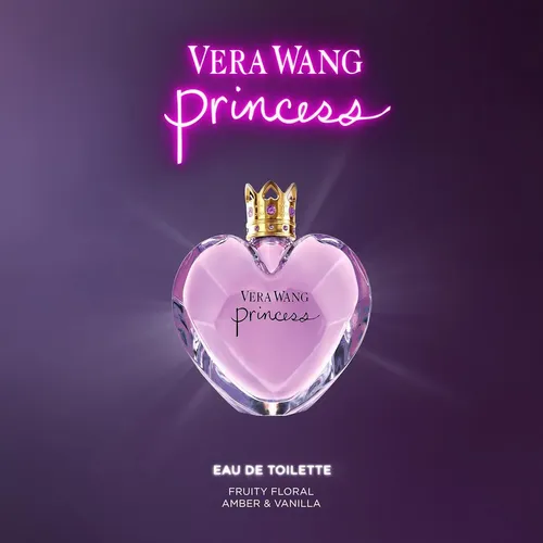 Perfume Vera Wang Princess De Vera Wang, Eau De Toilette Para Mujer, 3.4 Onzas Líquidas