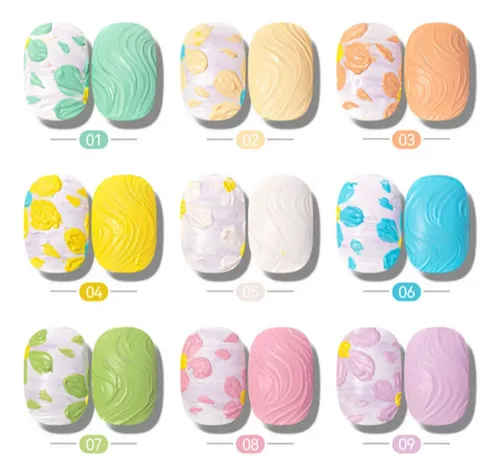 Paleta De Esmalte En Gel Para Uñas 9 Tonos