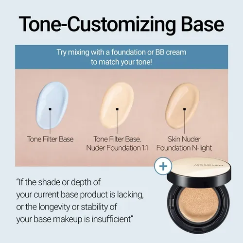 Base Correctora Tono Azul Jung Saem Mool Con Hydrangea 40 Ml