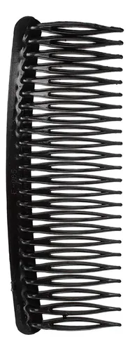 Peineta De Plástico Negro Con 24 Dientes, 10 Unidades, Para
