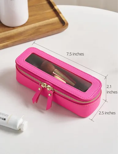 Bolsa De Maquillaje Transparente Para Viaje Y Cosméticos, [