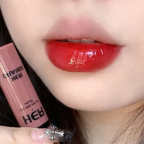 .w. Set De Labiales Hidratantes Y Gloss Coreano Herorange H.