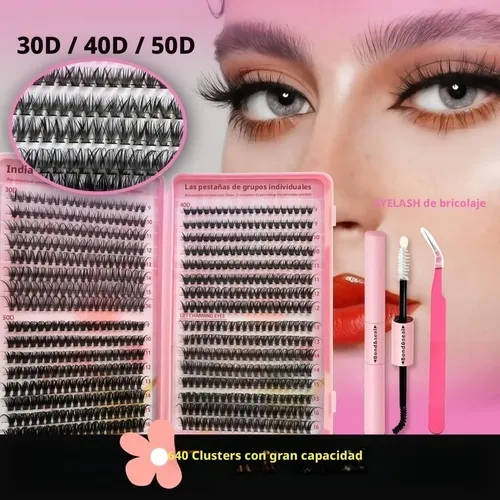 Set De Pestañas Postizas De 640 Piezas
