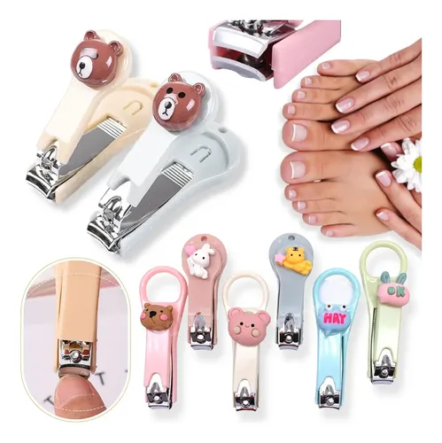 Alicate Cortauñas Infantil/adulto Con Muñeco Animal Kawaii