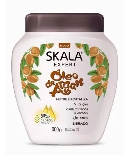 Crema Para Cabello Skala Brillo Increíble Aceite De Argán 1 Kg