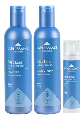 La Puissance Soft Liss Shampoo + Acondicionador + Spray