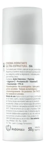 Crema Facial Dermaglos Ultra Estructura Día X50gr