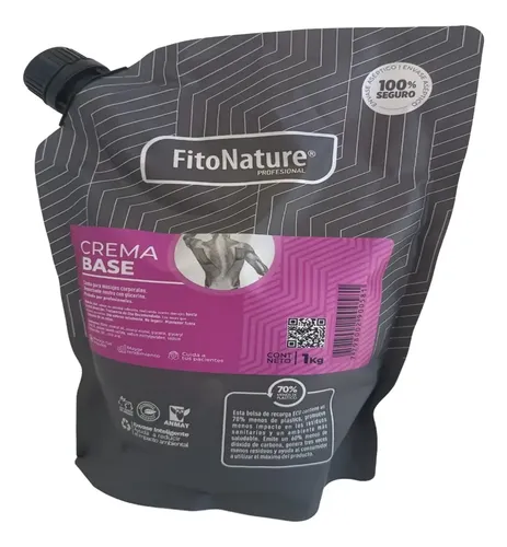 Crema Base Para Masajes Calidad Profesional Fitonature 1kg