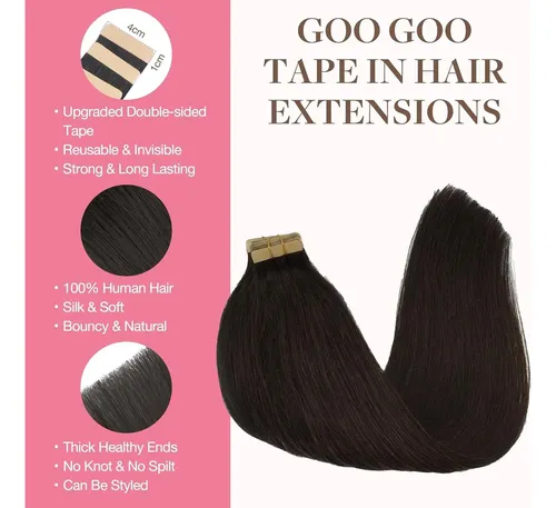 Extensiones Goo Goo En Cinta 14 In 50 G