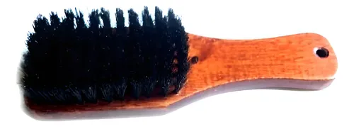 Cepillo Madera Cabello Barbero Profesional Cerdas Naturales