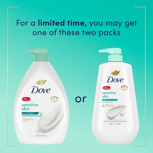 Gel De Baño Dove Para Piel Sensible Hipoalergénico 900 Ml