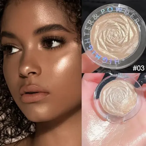 Iluminador Facial Evpct Champagne Gold Con Purpurina