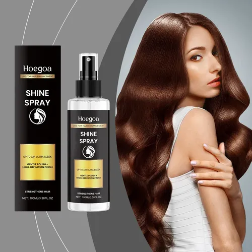 Brillo En Aerosol Hoegoa Para El Cuidado Del Cabello, Nutre