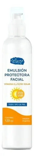 Emulsion Protectora Facial Solar Con Vitamina E Collage