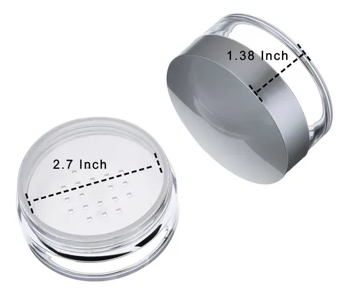 Hotop Estuche Polvo Suelto 50 Ml 3 Pzs Con Tapa
