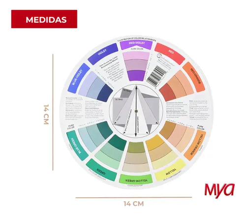 Círculo Cromático Color Wheel Modelo Interactivo Ropa Diseño Colores