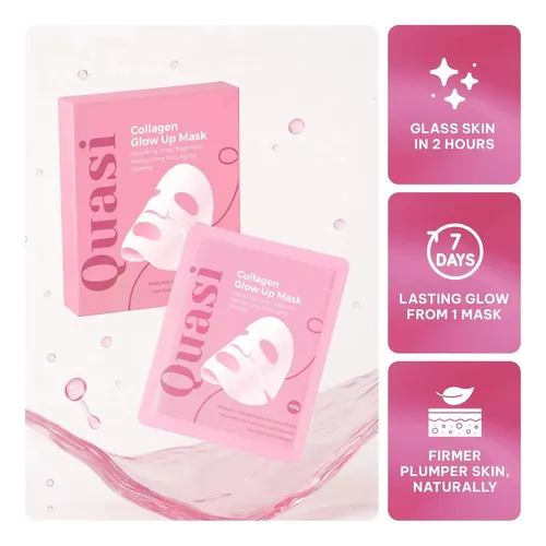 Mascarilla De Colágeno Para Reafirmar La Piel, Caja De 4