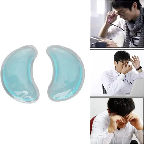Paquete De Ojos De Gel De Hielo Reutilizable, Almohadilla