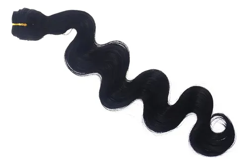 Extensiones De Cabello Humano Negro Sin Caída, Ligeras