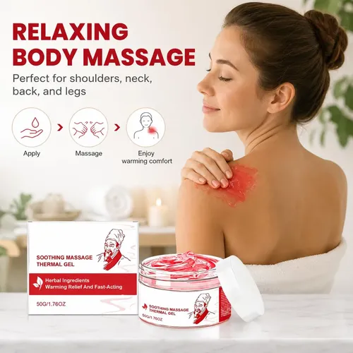 Gel De Masaje Cálido Para El Cuerpo, Crema De Masaje A Base De Hi