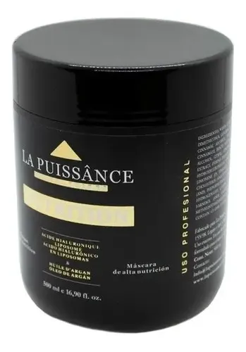 Máscara Capilar La Puissance Argan Cabellos Secos 500ml