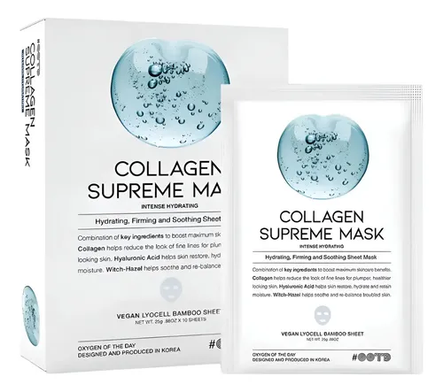 /mascarilla 10 Hidratante Collagen Cosmética Coreana+