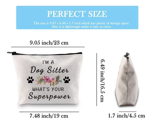 Bolsa De Maquillaje Cosmética Gjtim Dog Sitter Dog Lover Can