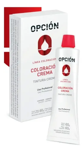 Tintura Crema Profesional De Cabellos Opcion Coloracion 60g Tono 81 – RUBIO CLARO CENIZA