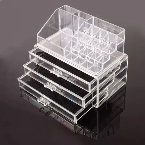 Organizador Maquillaje Acrilico Cajón Caja Porta Cosméticos