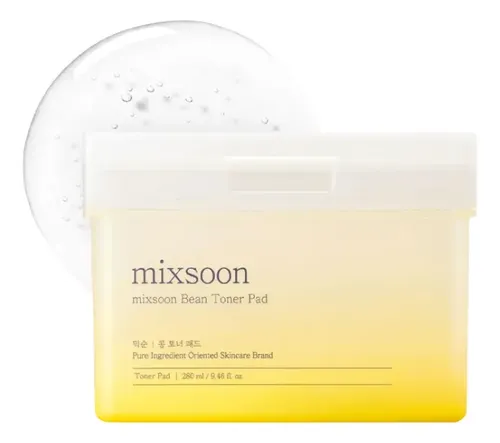 Tónico Mixsoon Bean Toner Pad Hidratante y Antiedad para Todo Tipo de Piel