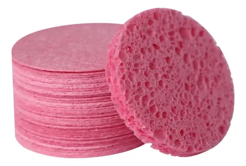 Esponjas Faciales Comprimidas, Absorbentes, Duraderas Y Exfo