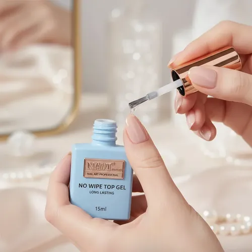 Top Coat Brillante Navi No Wipe 15 Ml Color