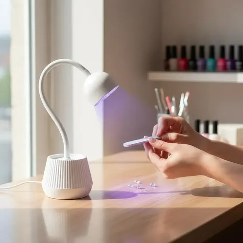 Lámpara Inalámbrica Uv Led 18w Dehuka Flor Blanco Manicura Profesional