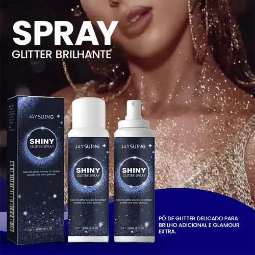 Iluminador En Aerosol Con Purpurina Jaysuing Shimmer Para Ca