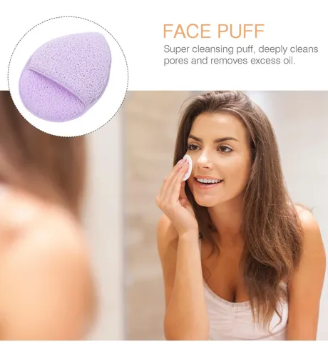 4pcs Discos Removedores De Maquillaje Limpieza Facial