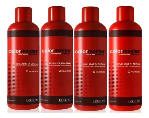 Oxidante Revelador Colormaster Fidelite En Crema 990ml Tono 20vol
