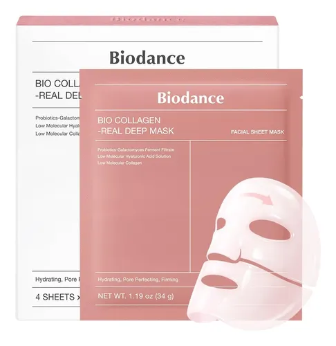 Pack X5 Mascarilla Facial Biodance Colágeno Profesional