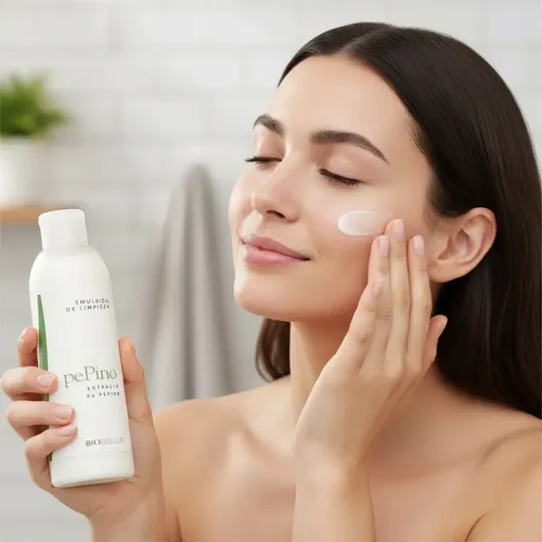 Emulsion De Limpieza Facial Pepino Biobellus 200g Todo Tipo De Piel Día/noche