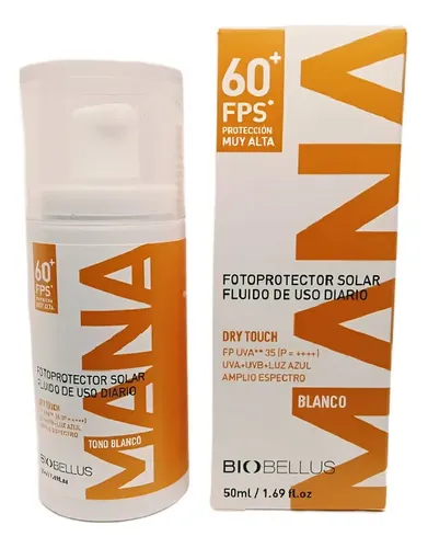 Biobellus Fotoprotector Solar Facial Diario Blanco Fps 60+
