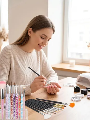 Kit 35 Herramientas Para Manicura Y Nail Art