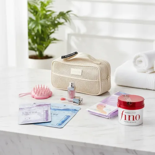 Kit De Skincare Con Neceser Mascarillas Y Accesorios