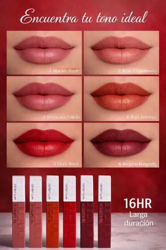 Labial Liquido Super Stay Matte Ink Tei